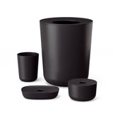 4-Piece Bathroom Set - Black EKOBO 