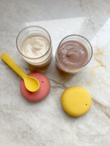 Food Storage Jar Set in Borosilicate Glass 180 ml - Coral / Mimosa Kids EKOBO 