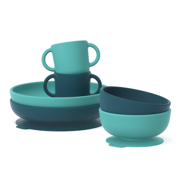 Baby Feeding Bundle - Blue Abyss & Lagoon EKOBO 