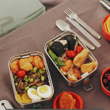 Stainless Steel Cutlery Trio with Silicone Case EKOBO 