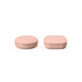 Set of 2 Travel Soap Boxes (Square & Round) - Blush EKOBO 
