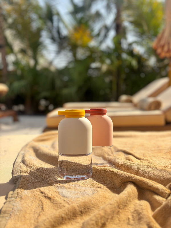Slim Tritan Water Bottle 350ml Blush / Terracotta EKOBO 
