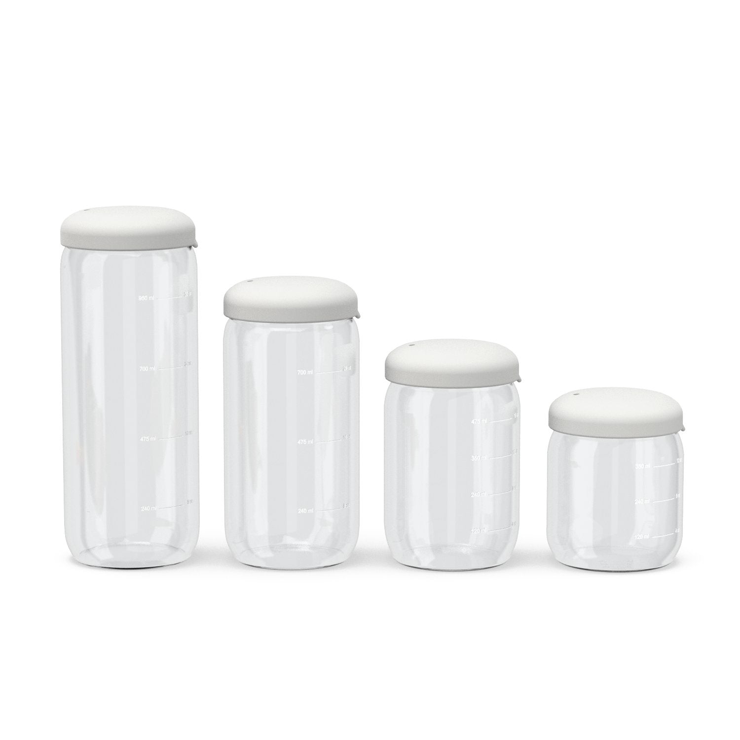 Food Storage Jar in Borosilicate Glass 750 ml - Cloud EKOBO USA