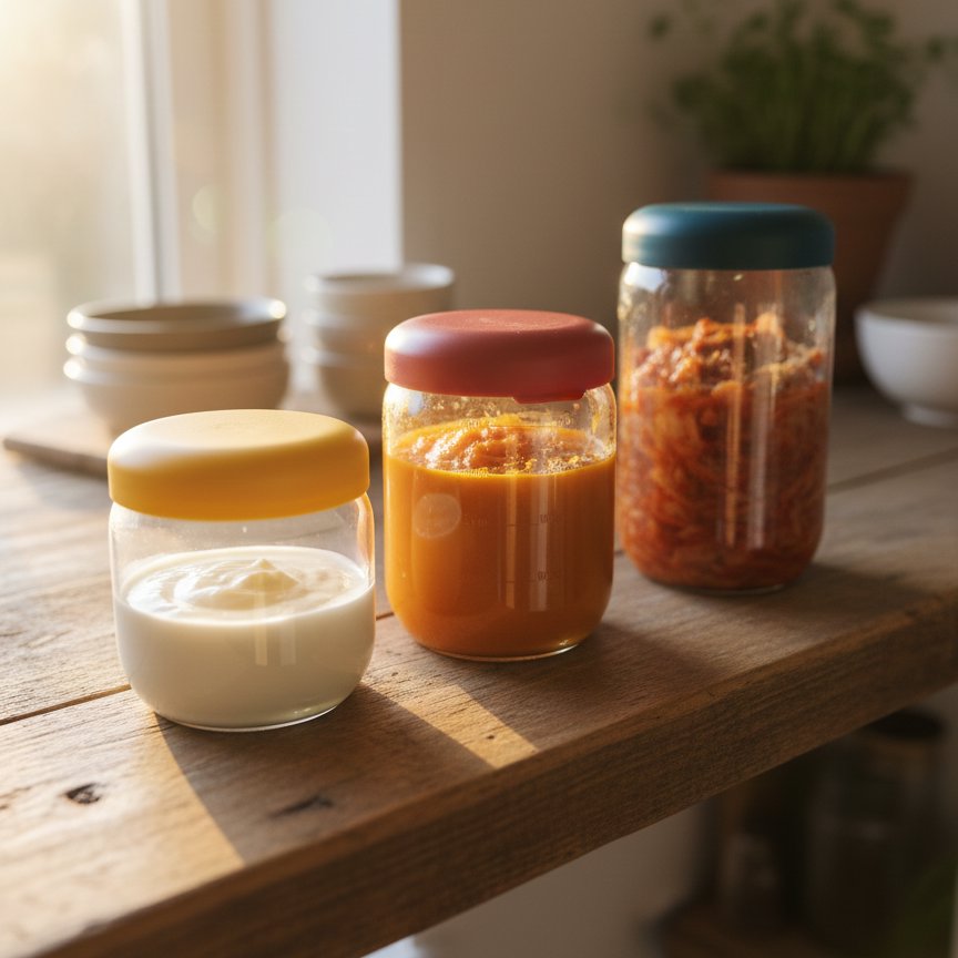 Food Storage Jar in Borosilicate Glass 350 ml - Mimosa EKOBO 