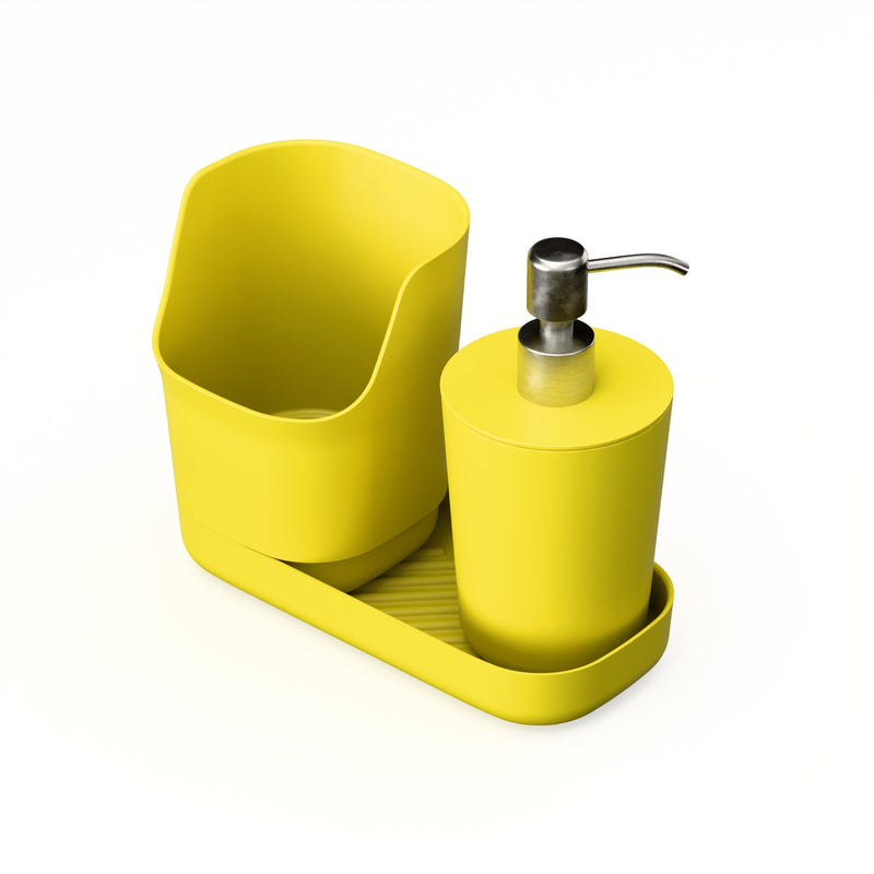 Sink Organizer + Soap Dispenser Set - Lemon EKOBO 