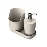 Sink Organizer + Soap Dispenser Set - Stone EKOBO 