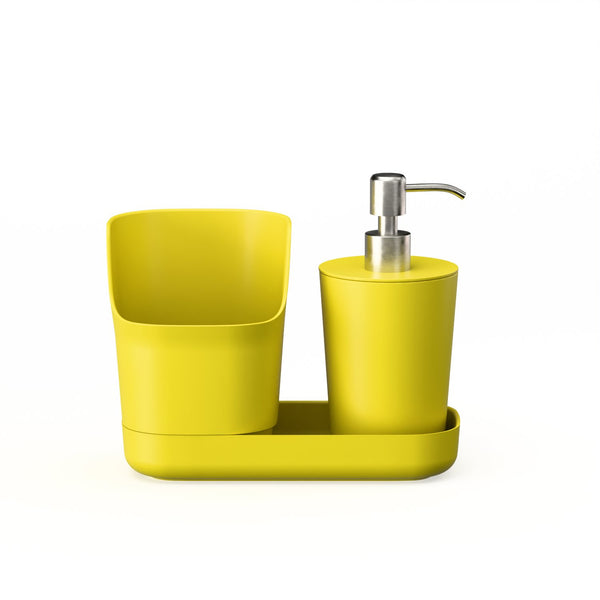 Sink Organizer + Soap Dispenser Set - Lemon EKOBO 