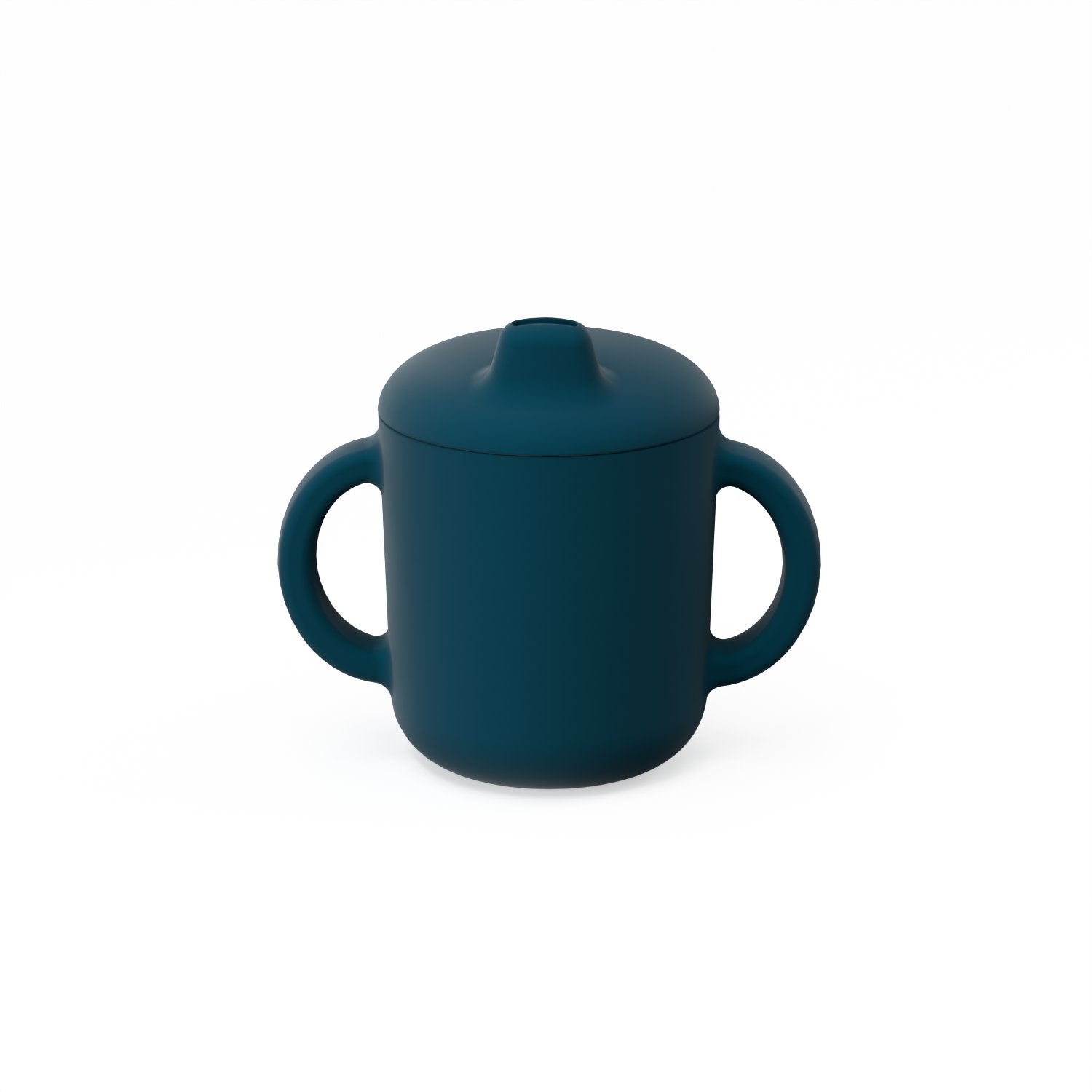 Silicone Sippy Cup with handles - Blue Abyss kids EKOBO USA 