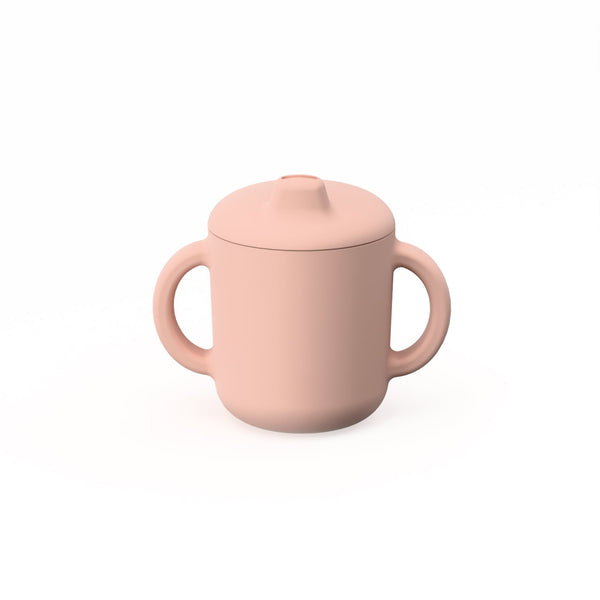 Silicone Sippy Cup with handles - Blush kids EKOBO USA 
