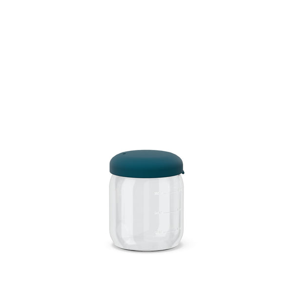 Food Storage Jar in Borosilicate Glass 350 ml - Blue Abyss EKOBO