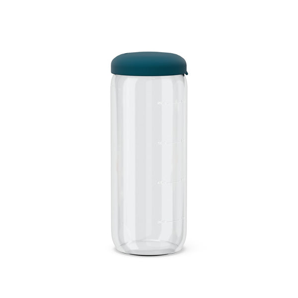 Food Storage Jar in Borosilicate Glass 1000 ml - Blue Abyss EKOBO