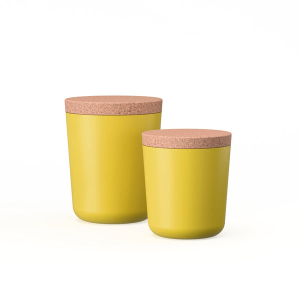Duo Storage Jar XL + XXL - Lemon EKOBO 