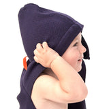 Organic Cotton Baby Hooded Towel Set - Midnight Blue Kids EKOBO 