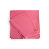 Organic Cotton Kids Hooded Towel - Flamingo Bath EKOBO 