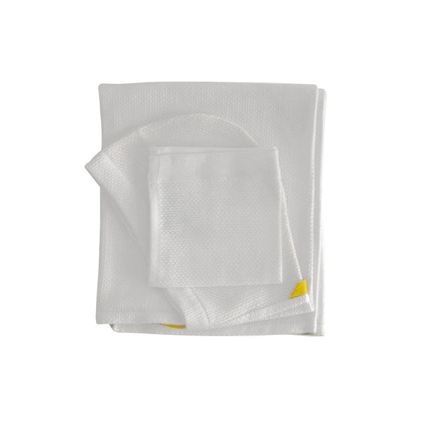Organic Cotton Baby Hooded Towel Set - Pebble Kids EKOBO Pebble 