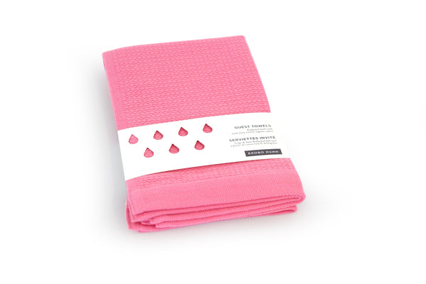 Organic Cotton Guest Towel Set - Flamingo Bath EKOBO 