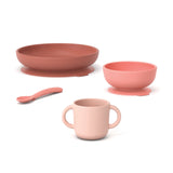 Silicone Baby Meal Set - Coral EKOBO USA Coral 