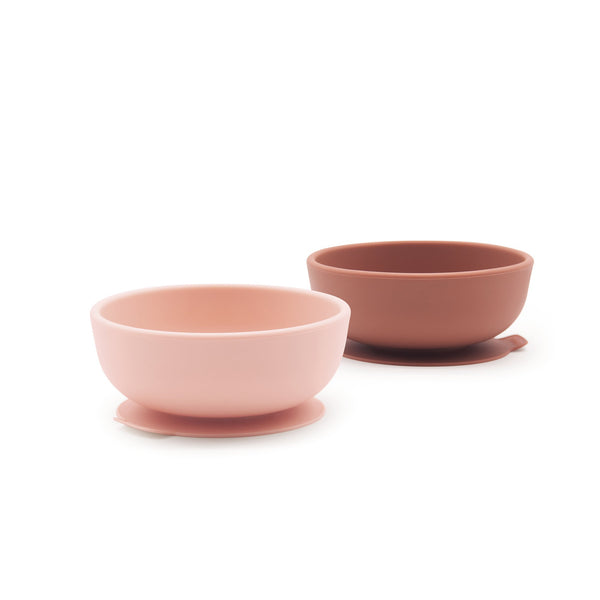 Suction Bowl Set - Blush / Terracotta EKOBO USA Blush / Terracotta 