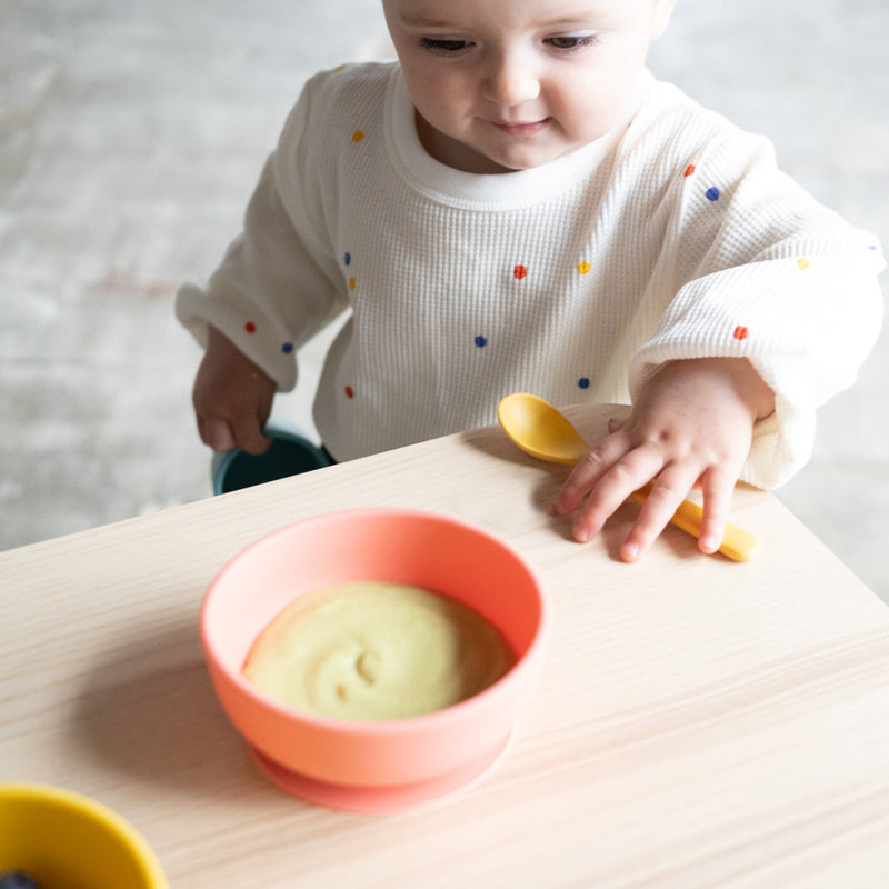 Coffret repas bébé à ventouse en silicone Lagoon Ekobo - Dröm Design