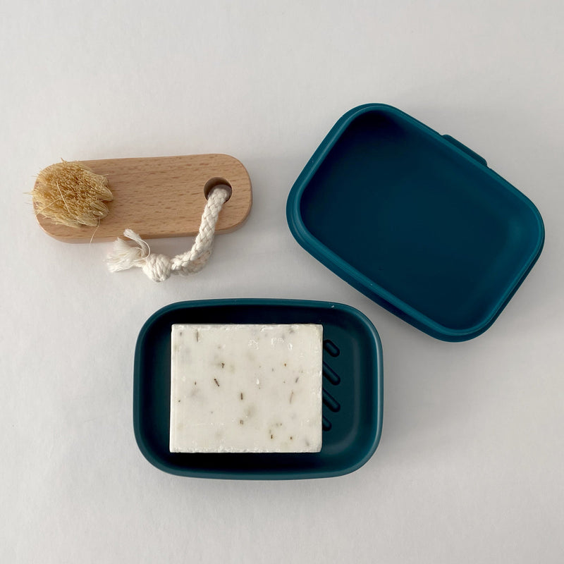 Rectangular Travel Soap Box - Blue Abyss EKOBO USA 