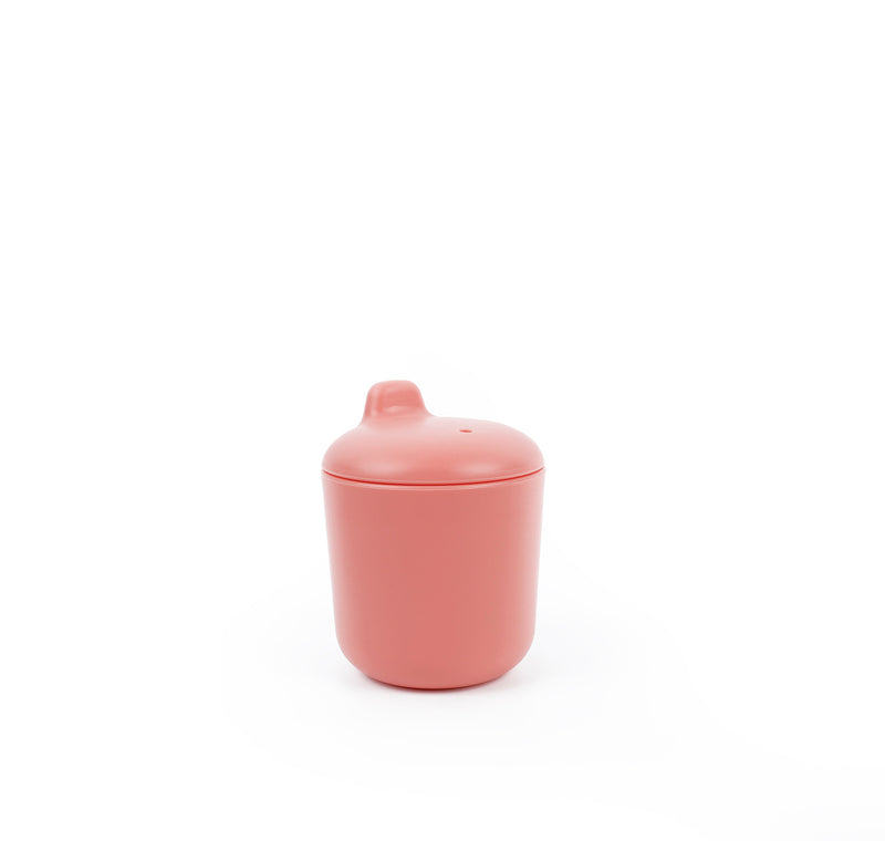 Silicone Baby Sippy Cup - Coral Kids EKOBO 