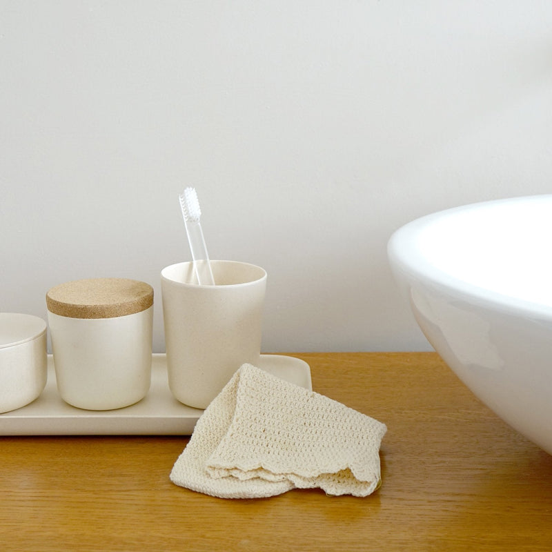 Bathroom Cup - Off White EKOBO 