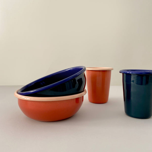 Enamel Cereal Bowl - Terracotta EKOBO 
