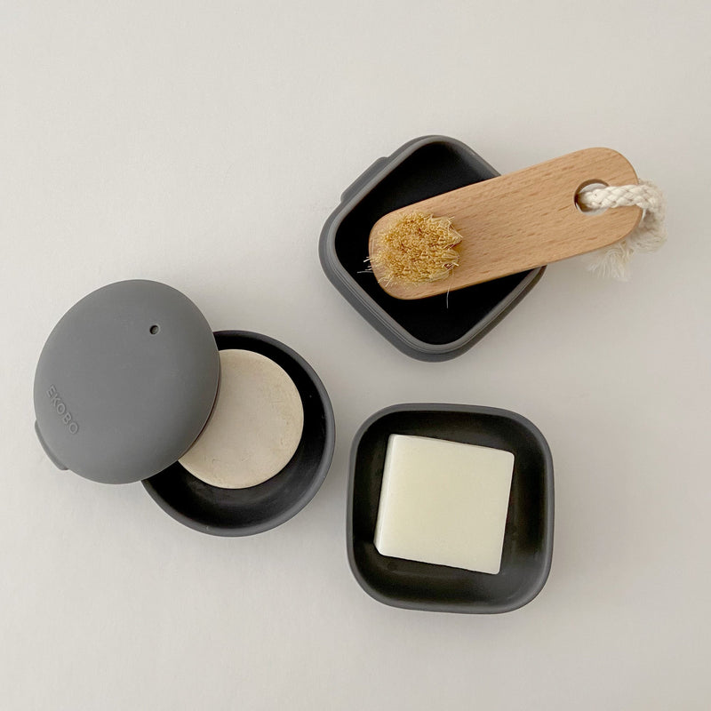 Square Travel Soap Box - Smoke EKOBO USA 