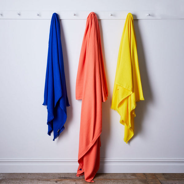 Organic Cotton Beach Towel for 2 - Coral Outdoor EKOBO 